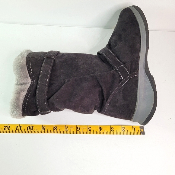 Itasca heather womens winter boots suede like exterior faux fur lining s… - Picture 8 of 10